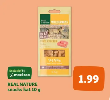 Aanbieding: REAL NATURE snacks kat