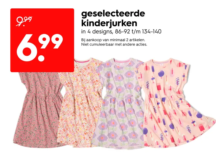 Promotie: geselecteerde kinderjurken