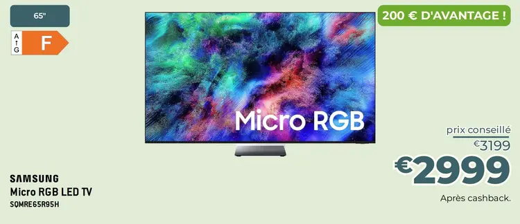 Offre: Micro RGB LED TV
