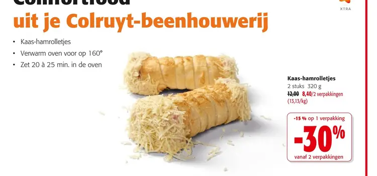 Promotie: Kaas-hamrolletjes