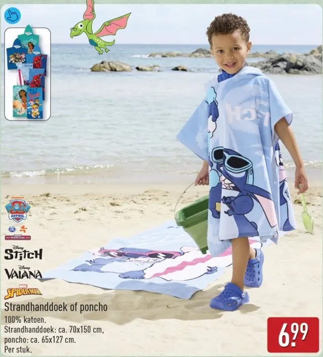 Aanbieding: Strandhanddoek of poncho
