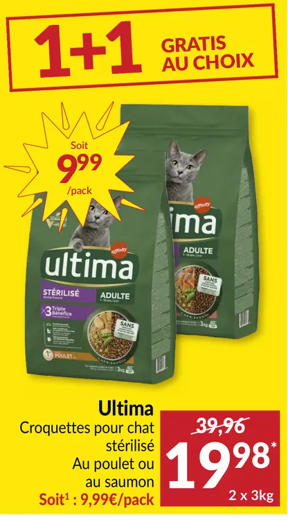 Offre: Ultime croquettes pour chat