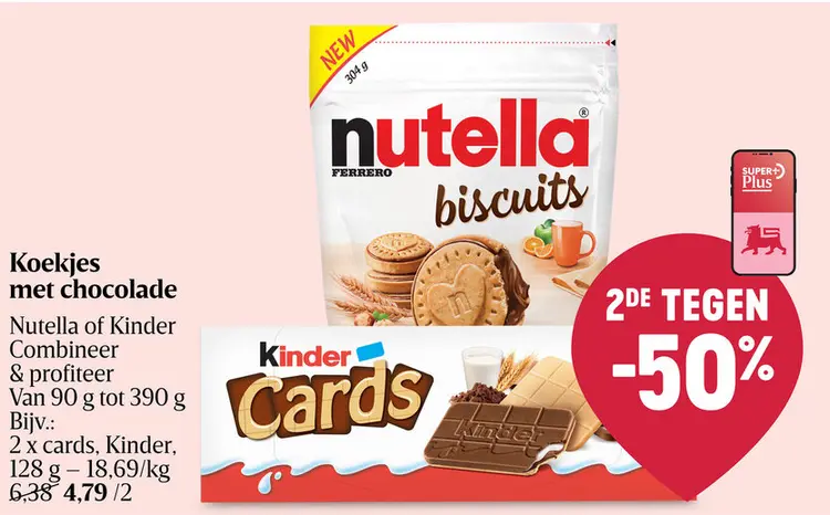 Promotie: Koekjes met chocolade