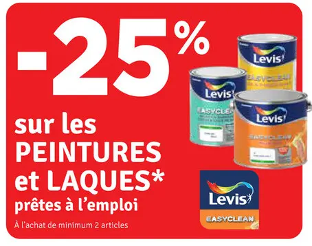 Offre: PEINTURES et LAQUES prêtes à l'emploi