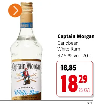 Offre: Caribbean White Rum