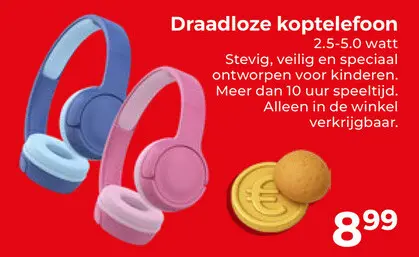 Aanbieding: Draadloze koptelefoon