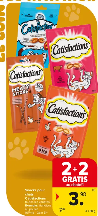 Offre: Snacks pour chats