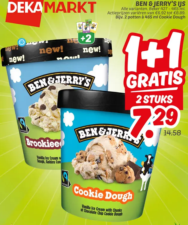 Aanbieding: Ben & Jerry's IJs
