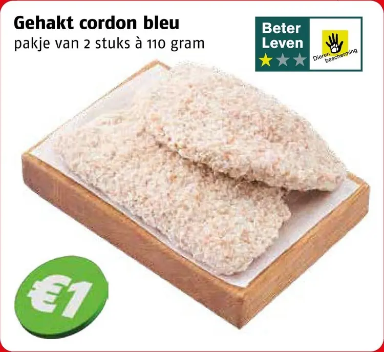 Aanbieding: Gehakt cordon bleu