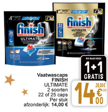 Aanbieding: Vaatwascaps FINISH ULTIMATE