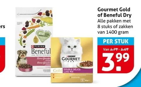 Aanbieding: Gourmet Gold of Beneful Dry