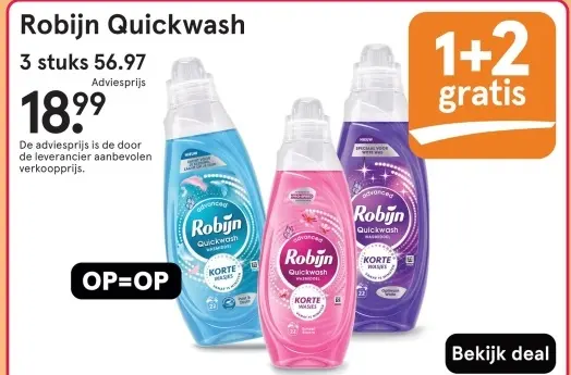 Aanbieding: Robijn Quickwash