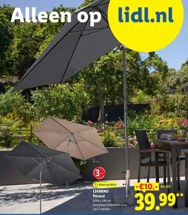 Aanbieding: LIVARNO Parasol