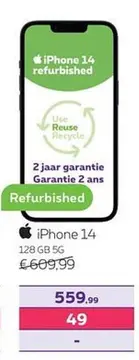 Aanbieding: iPhone 14 refurbished