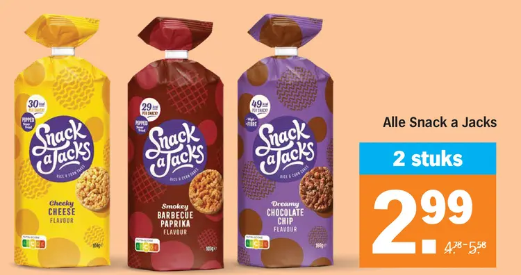 Aanbieding: Snack a Jacks