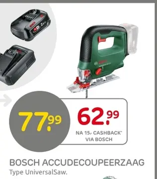 Aanbieding: Bosch accudecoupeerzaag