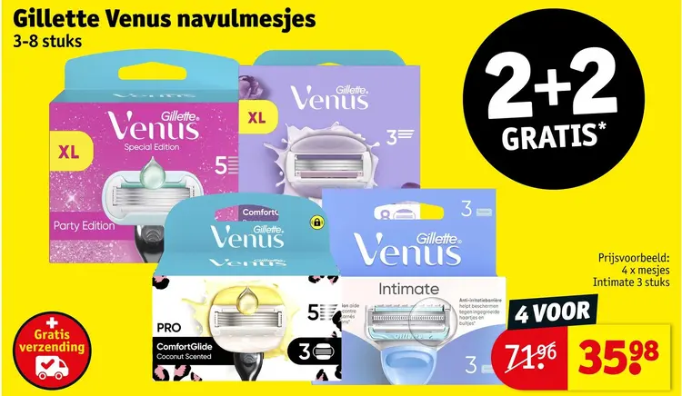 Promotie: Venus navulmesjes