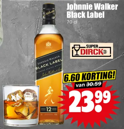 Aanbieding: Johnnie Walker Black Label