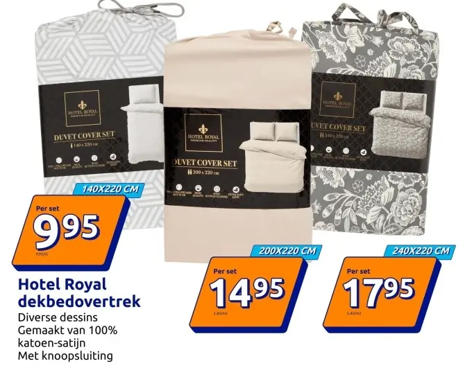 Promotie: Hotel Royal dekbedovertrek