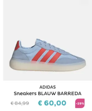 Aanbieding: Sneakers BLAUW BARREDA
