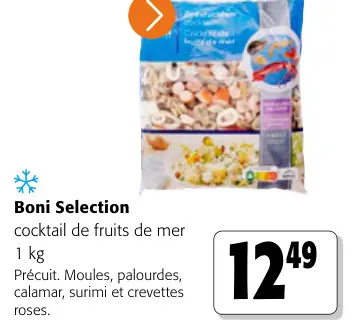 Offre: Cocktail de fruits de mer