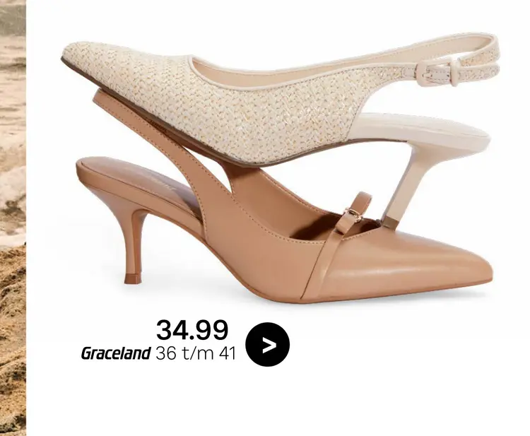 Promotie: Graceland Slingback Heels