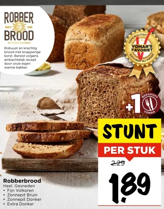 Aanbieding: Robberbrood