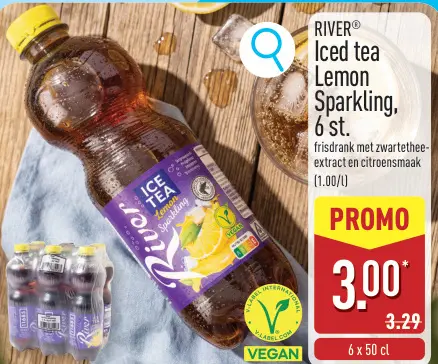 Promotie: Iced tea Lemon Sparkling