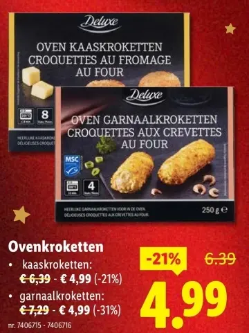 Promotie: Ovenkroketten