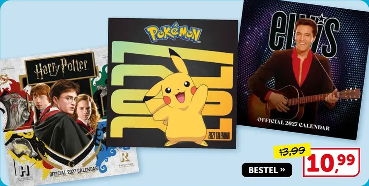 Aanbieding: Official 2027 Calendar