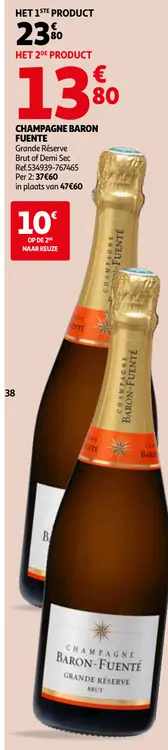 Promotie: Champagne BARON FUENTE