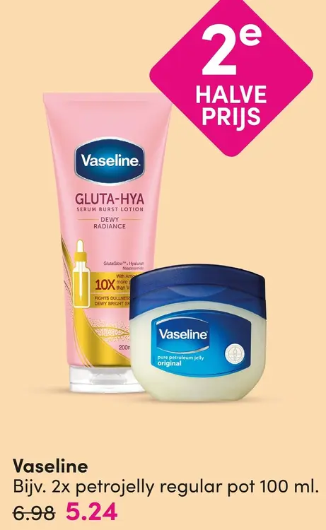 Aanbieding: Vaseline petrojelly regular pot