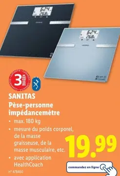 Offre: Pèse-personne impédancemètre