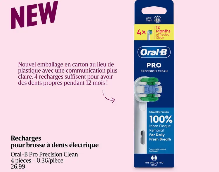 Offre: Oral-B Pro Precision Clean