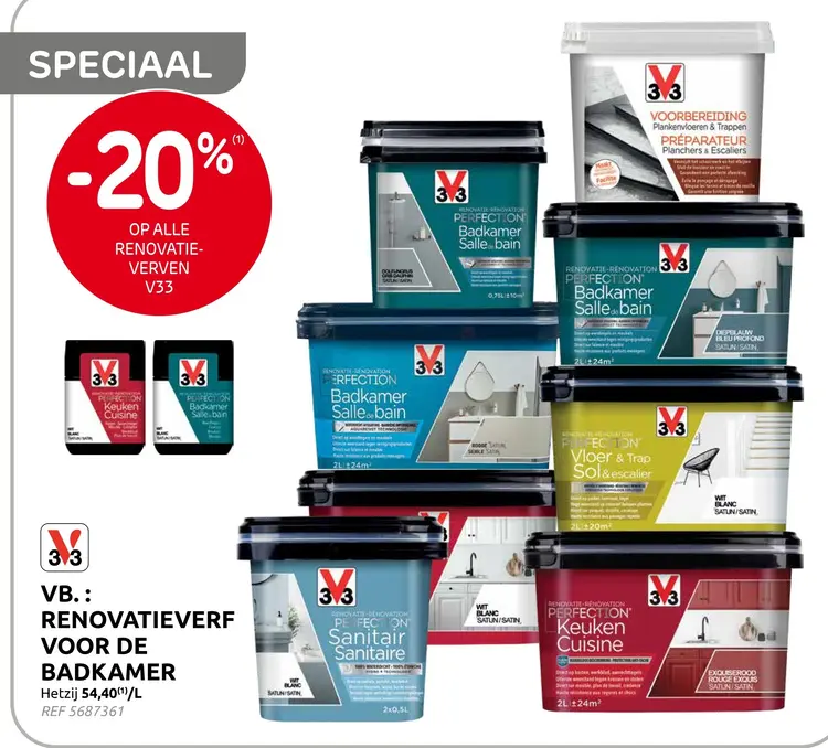 Promotie: Renovatieverf voor de badkamer