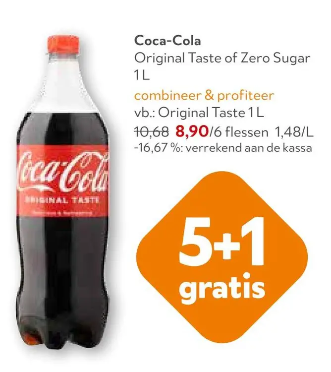 Promotie: Coca-Cola Original Taste of Zero Sugar