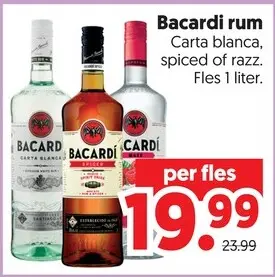 Aanbieding: Bacardi rum