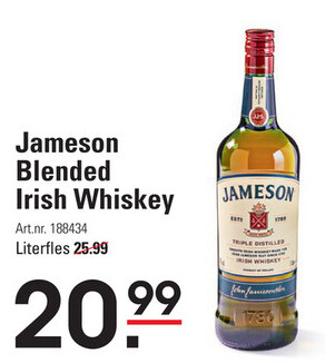 Aanbieding: Jameson Blended Irish Whiskey
