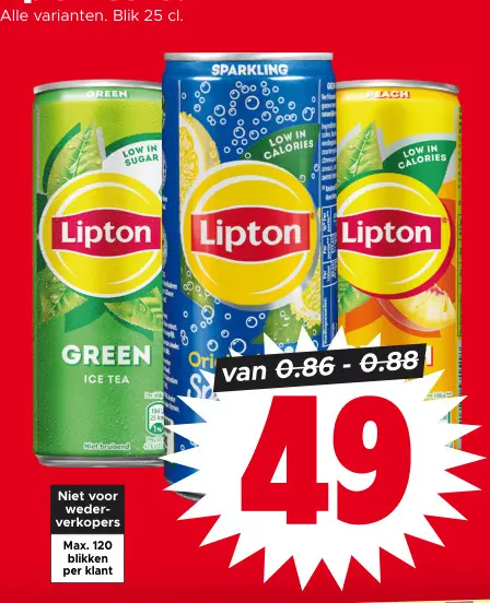 Aanbieding: Lipton Ice Tea