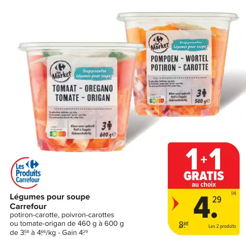 Offre: Légumes pour soupe