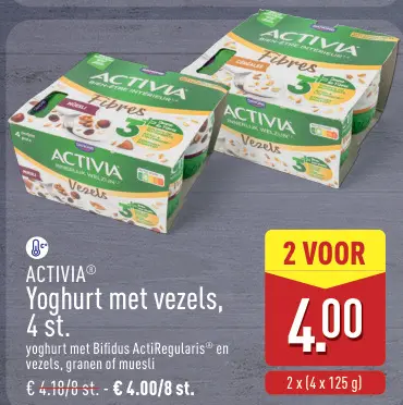 Promotie: Yoghurt met vezels