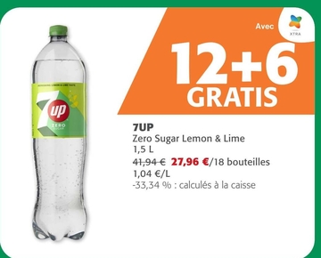 Offre: 7UP Zero Sugar Lemon & Lime