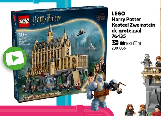 Aanbieding: Harry Potter Kasteel Zweinstein de grote zaal