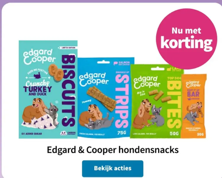 Aanbieding: Edgard & Cooper hondensnacks