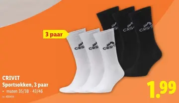 Aanbieding: Sportsokken, 2 paar