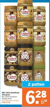 Aanbieding: Alle Calvé pindakaas