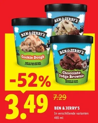Aanbieding: Ben & Jerry's