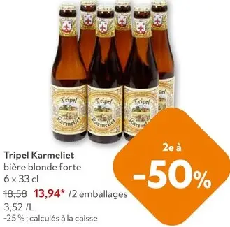 Offre: Bière blonde forte