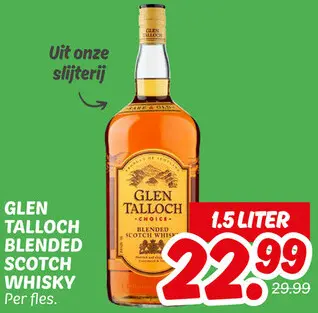 Aanbieding: Glen talloch blended scotch whisky