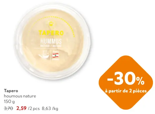 Offre: Houmous nature
